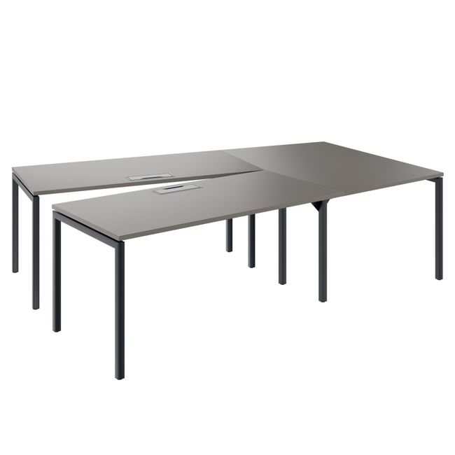NOVA Konferenztisch | 2610-4598 mm, V-Form, optionale Elektrifizierung NOVA Konferenztisch | 2610-4598 mm, V-Form, optionale Elektrifizierung