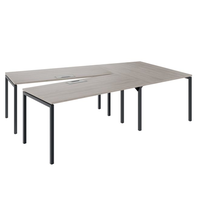 NOVA Konferenztisch | 2610-4598 mm, V-Form, optionale Elektrifizierung NOVA Konferenztisch | 2610-4598 mm, V-Form, optionale Elektrifizierung