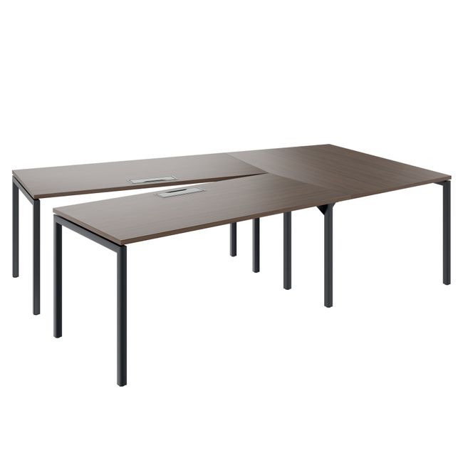 NOVA Konferenztisch | 2610-4598 mm, V-Form, optionale Elektrifizierung NOVA Konferenztisch | 2610-4598 mm, V-Form, optionale Elektrifizierung