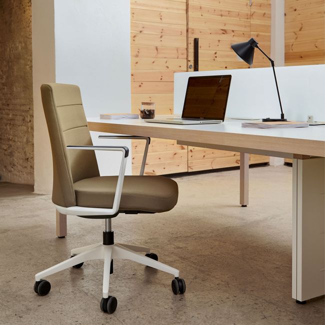 CRONOS Bürodrehstuhl | 5-Stern-Fußkreuz, Synchronmechanik, optionale Kopfstütze