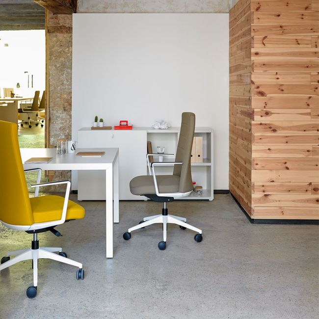 CRONOS Bürodrehstuhl | 5-Stern-Fußkreuz, Synchronmechanik, optionale Kopfstütze