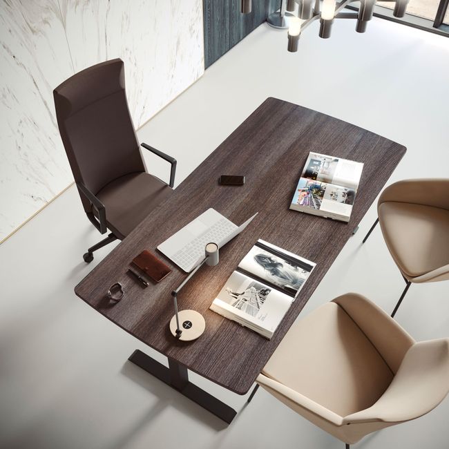 CRONOS Bürodrehstuhl | 5-Stern-Fußkreuz, Synchronmechanik, optionale Kopfstütze