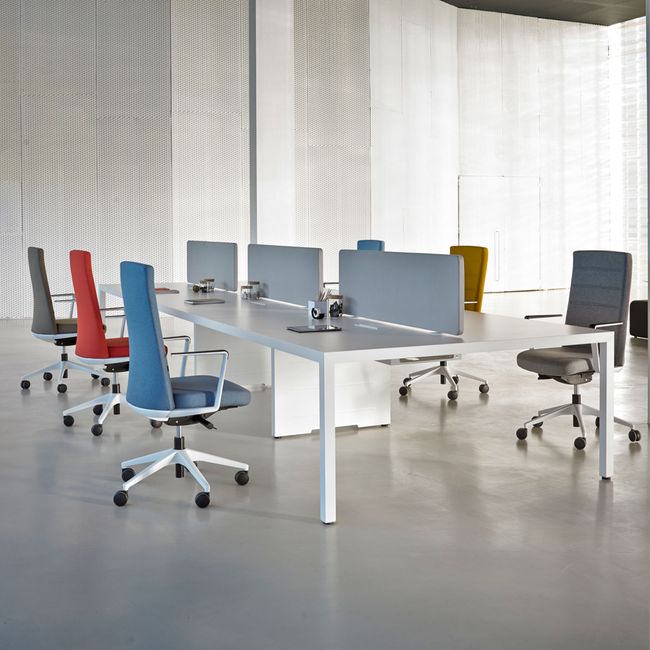 CRONOS Bürodrehstuhl | 5-Stern-Fußkreuz, Synchronmechanik, optionale Kopfstütze