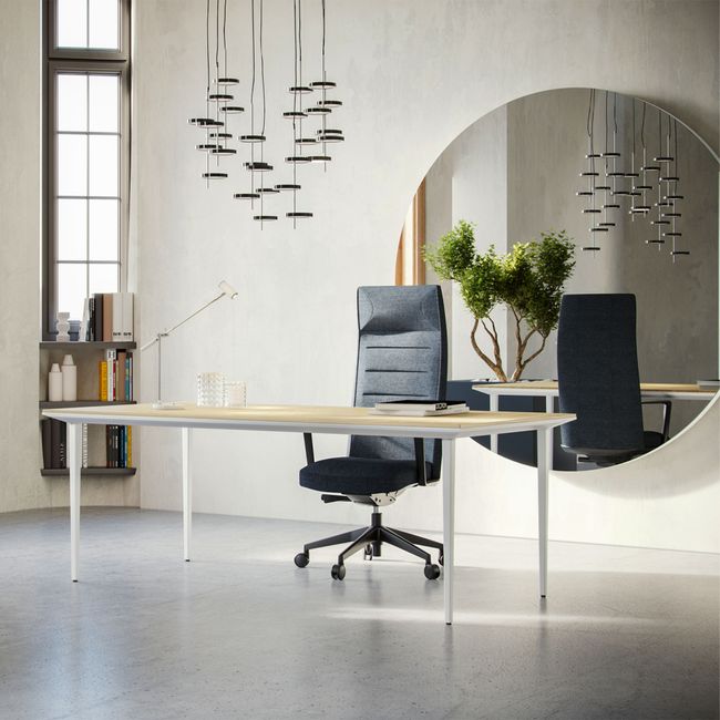 CRONOS Bürodrehstuhl | 5-Stern-Fußkreuz, Synchronmechanik, optionale Kopfstütze