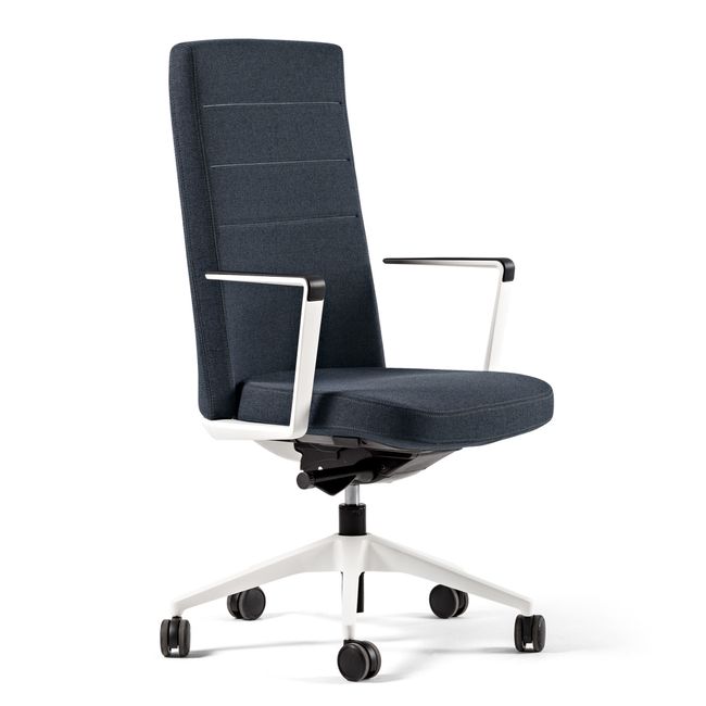 CRONOS Bürodrehstuhl | 5-Stern-Fußkreuz, Synchronmechanik, optionale Kopfstütze