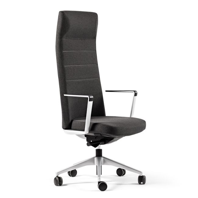 CRONOS Bürodrehstuhl | 5-Stern-Fußkreuz, Synchronmechanik, optionale Kopfstütze