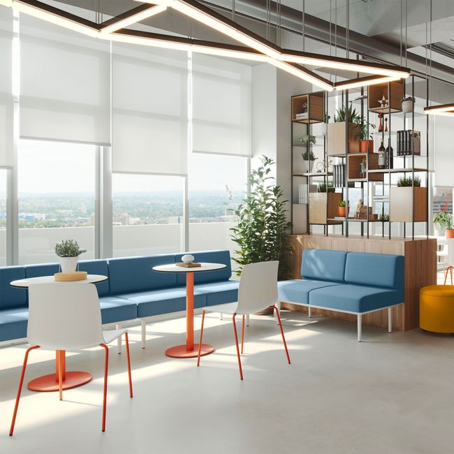 NOELLE Besucherstuhl | Kufengestell, mit oder ohne Polsterung