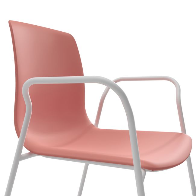 NOELLE Besucherstuhl | Kufengestell, mit oder ohne Polsterung