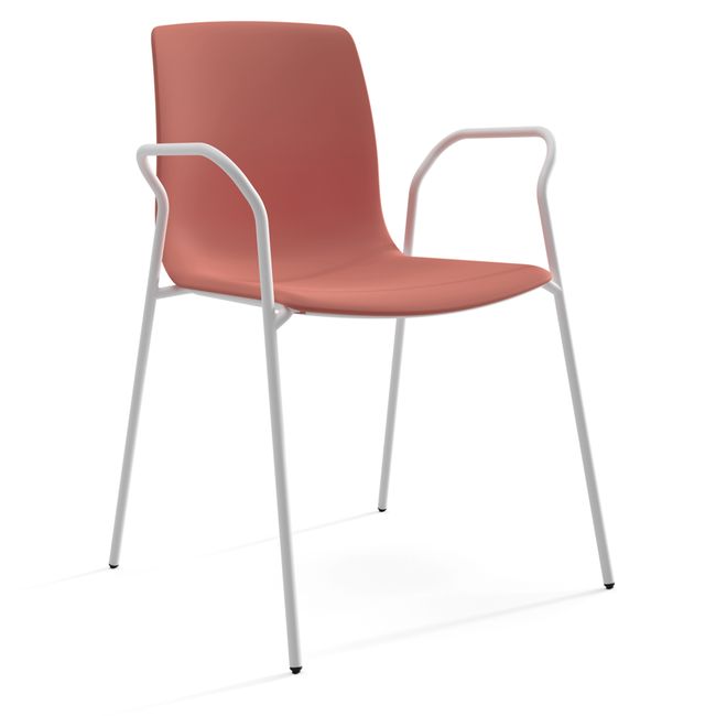 NOELLE Besucherstuhl | Kufengestell, mit oder ohne Polsterung