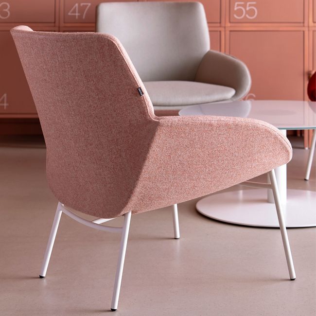 NOELLE Lounge-Sessel | 4-Fuß-Gestell