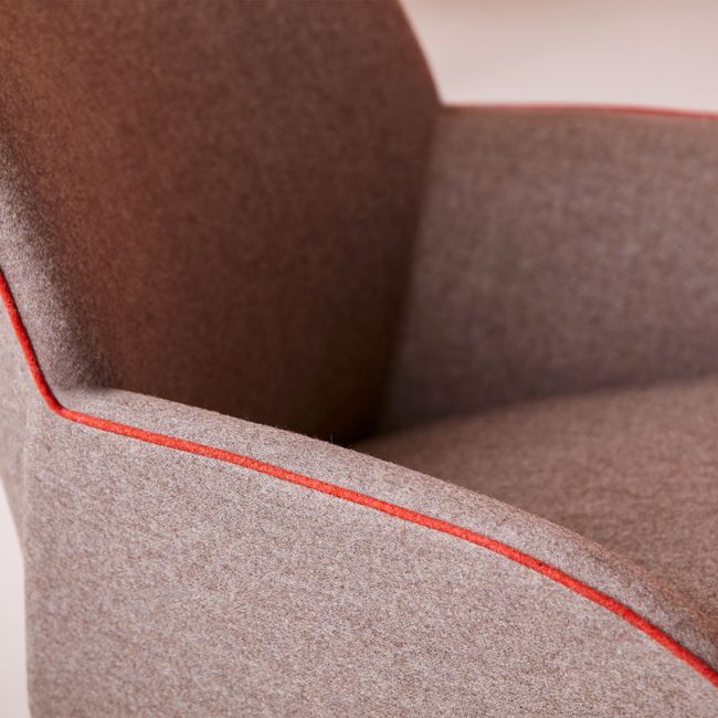 NOELLE Lounge-Sessel | 4-Fuß-Gestell