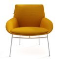 NOELLE Lounge-Sessel | 4-Fuß-Gestell