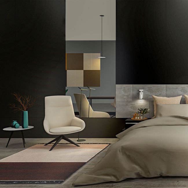 NOELLE Lounge-Sessel | 4-Fuß-Gestell, hohe Rückenlehne