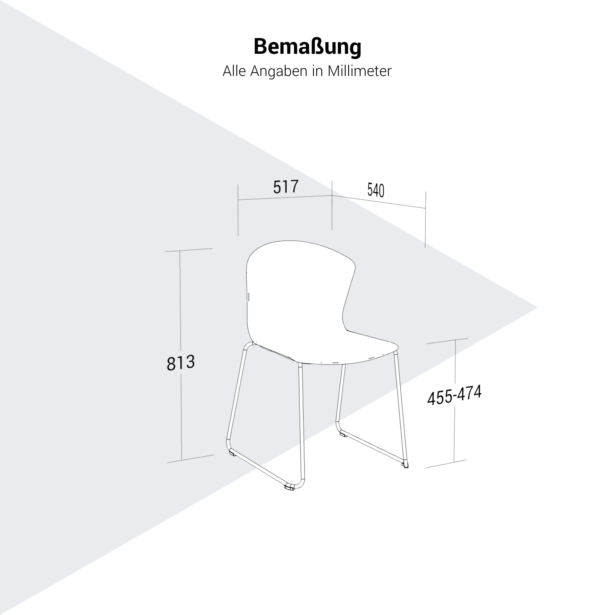 FLEX ATTACK Besucherstuhl | Kufengestell, mit oder ohne Polsterung - 39 Main Image