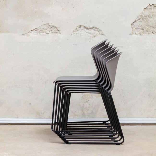 FLEX ATTACK Besucherstuhl | Kufengestell, mit oder ohne Polsterung