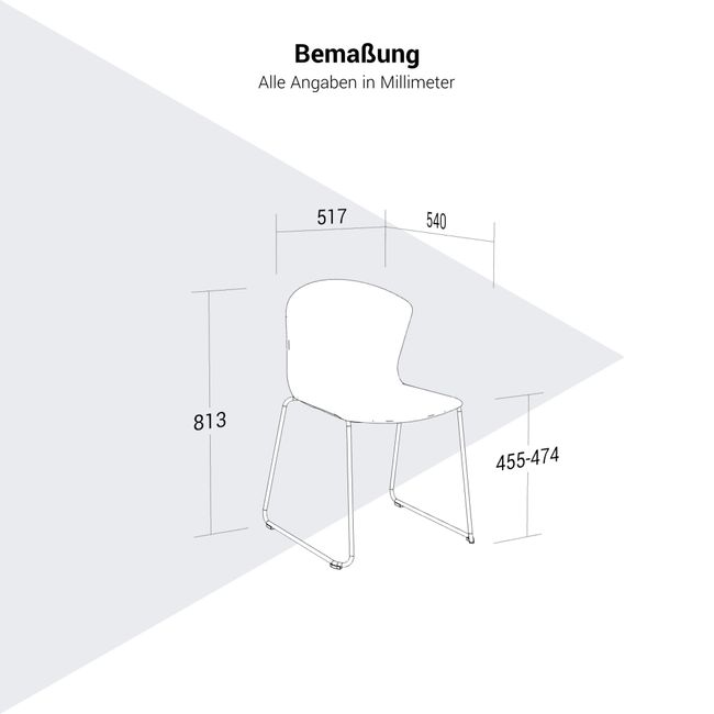 FLEX ATTACK Besucherstuhl | Kufengestell, mit oder ohne Polsterung