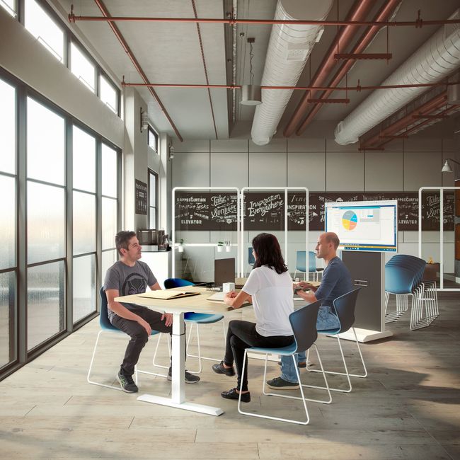 FLEX ATTACK Besucherstuhl | Kufengestell, mit oder ohne Polsterung