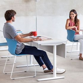 FLEX ATTACK Besucherstuhl | Kufengestell, mit oder ohne Polsterung