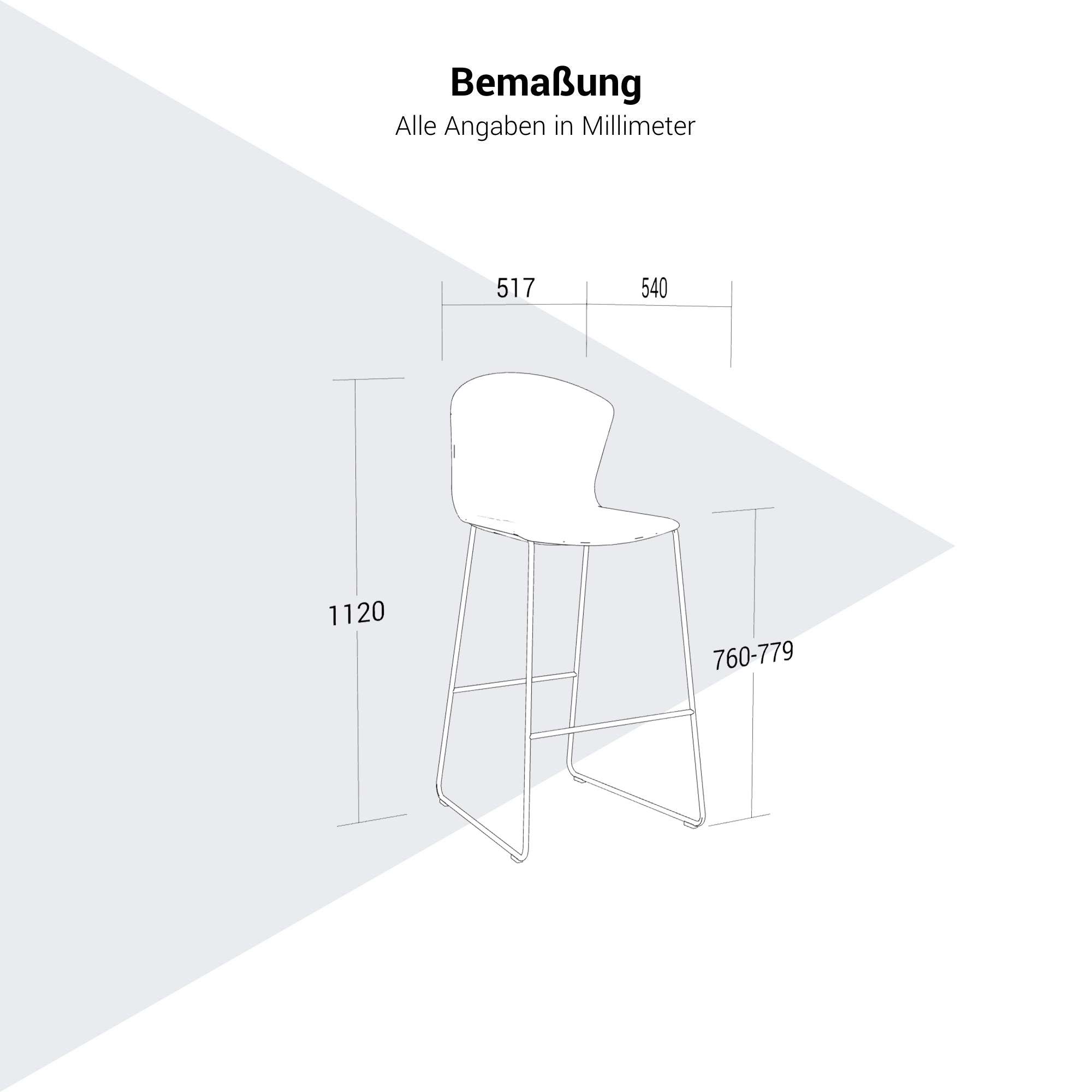 FLEX ATTACK Barhocker | Kufengestell, mit oder ohne Polsterung, Fußstütze - 13 Main Image