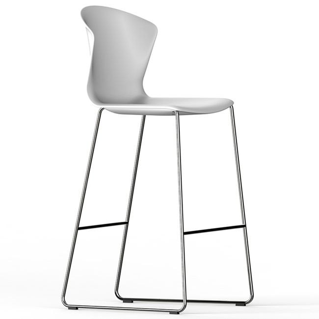 FLEX ATTACK Barhocker | Kufengestell, mit oder ohne Polsterung, Fußstütze