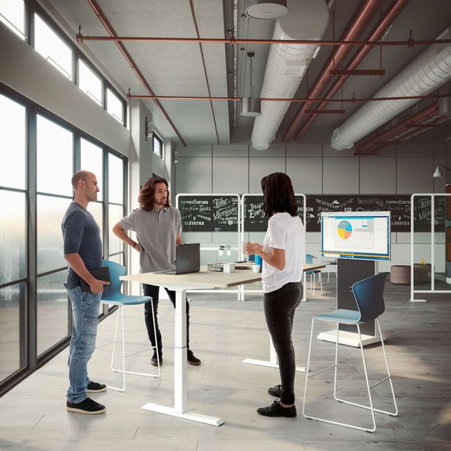 FLEX ATTACK Barhocker | Kufengestell, mit oder ohne Polsterung, Fußstütze