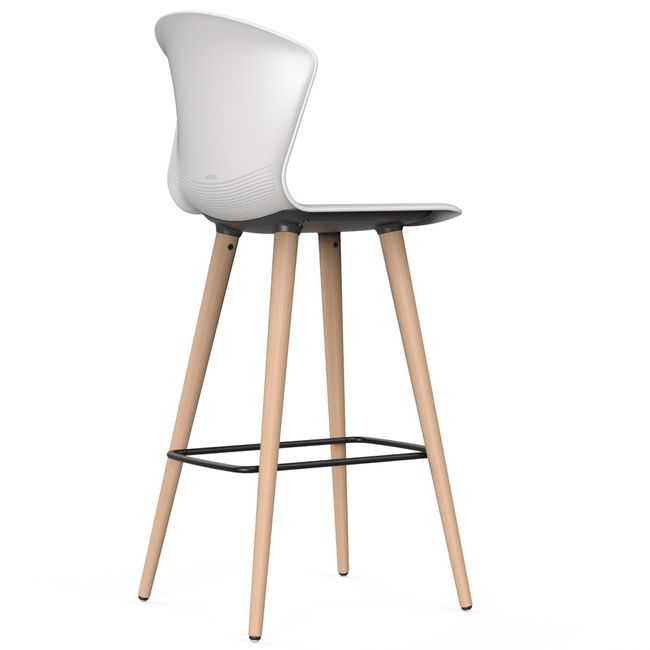 FLEX ATTACK Barhocker | Kufengestell, mit oder ohne Polsterung, Fußstütze