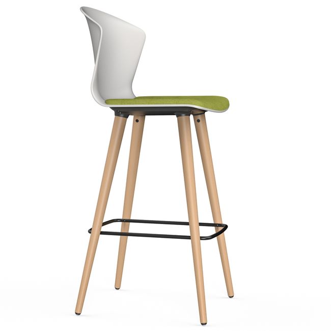 FLEX ATTACK Barhocker | Kufengestell, mit oder ohne Polsterung, Fußstütze