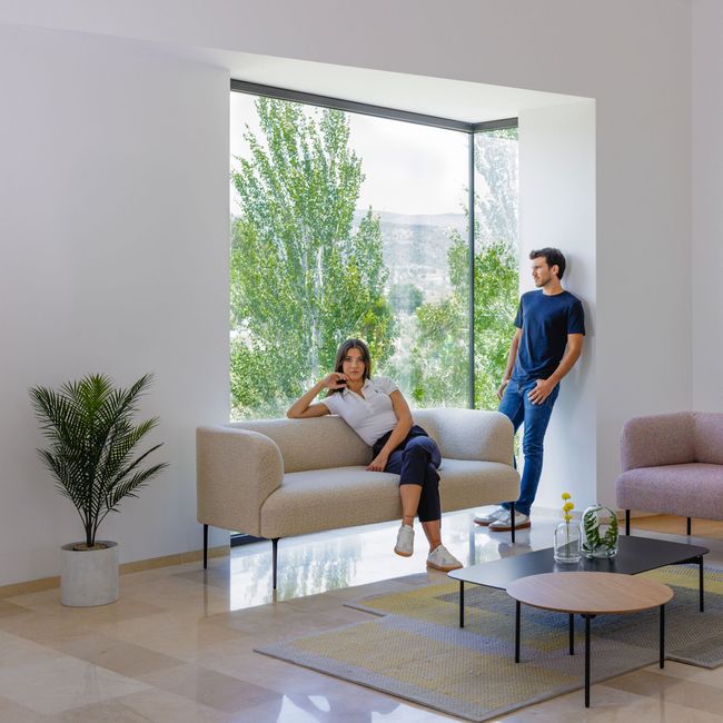 MORPHE Couchtisch | 500-1200 mm, Rund oder rechteckig