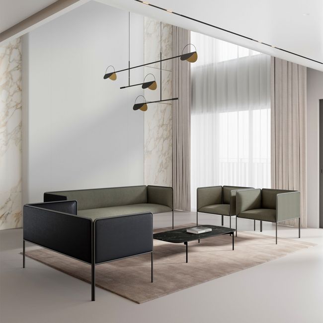 MORPHE Couchtisch | 500-1200 mm, Rund oder rechteckig