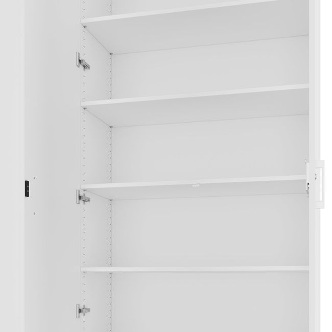 CHOICE Schrankwand | 6OH, 3000 x 2170 mm, Weiß