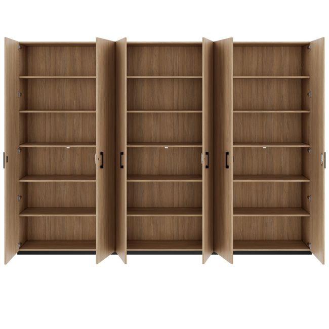 CHOICE Schrankwand | 6OH, 3000 x 2170 mm, Bernsteineiche CHOICE Schrankwand | 6OH, 3000 x 2170 mm, Bernsteineiche