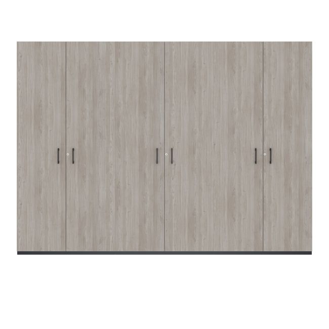 CHOICE Schrankwand | 6OH, 3000 x 2170 mm, Nordeiche grau