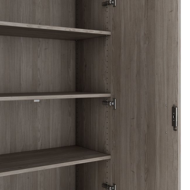 CHOICE Schrankwand | 6OH, 3000 x 2170 mm, Nordeiche grau