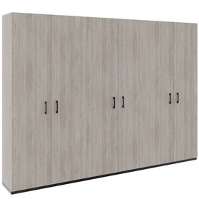 CHOICE Schrankwand | 6OH, 3000 x 2170 mm, Nordeiche grau