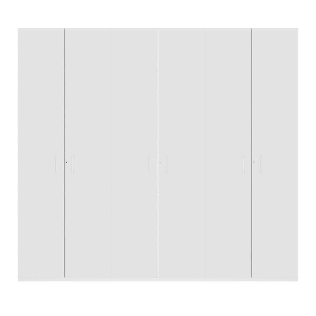CHOICE Schrankwand | 6OH, 2400 x 2170 mm, Weiß CHOICE Schrankwand | 6OH, 2400 x 2170 mm, Weiß