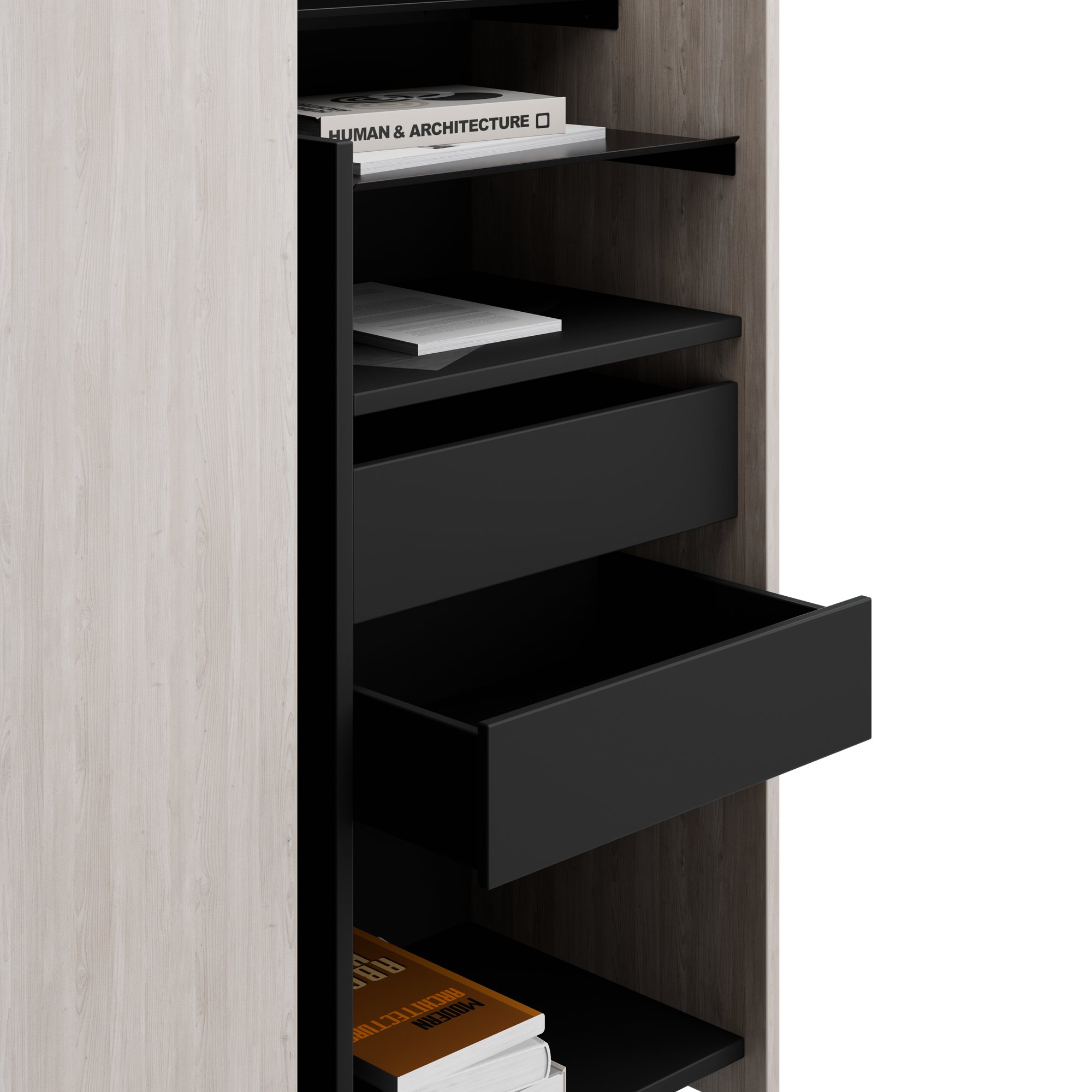 BOXI Apothekerschrank | Innenleben konfigurierbar, 420 x 800-820 x 1200 mm - 12 Main Image