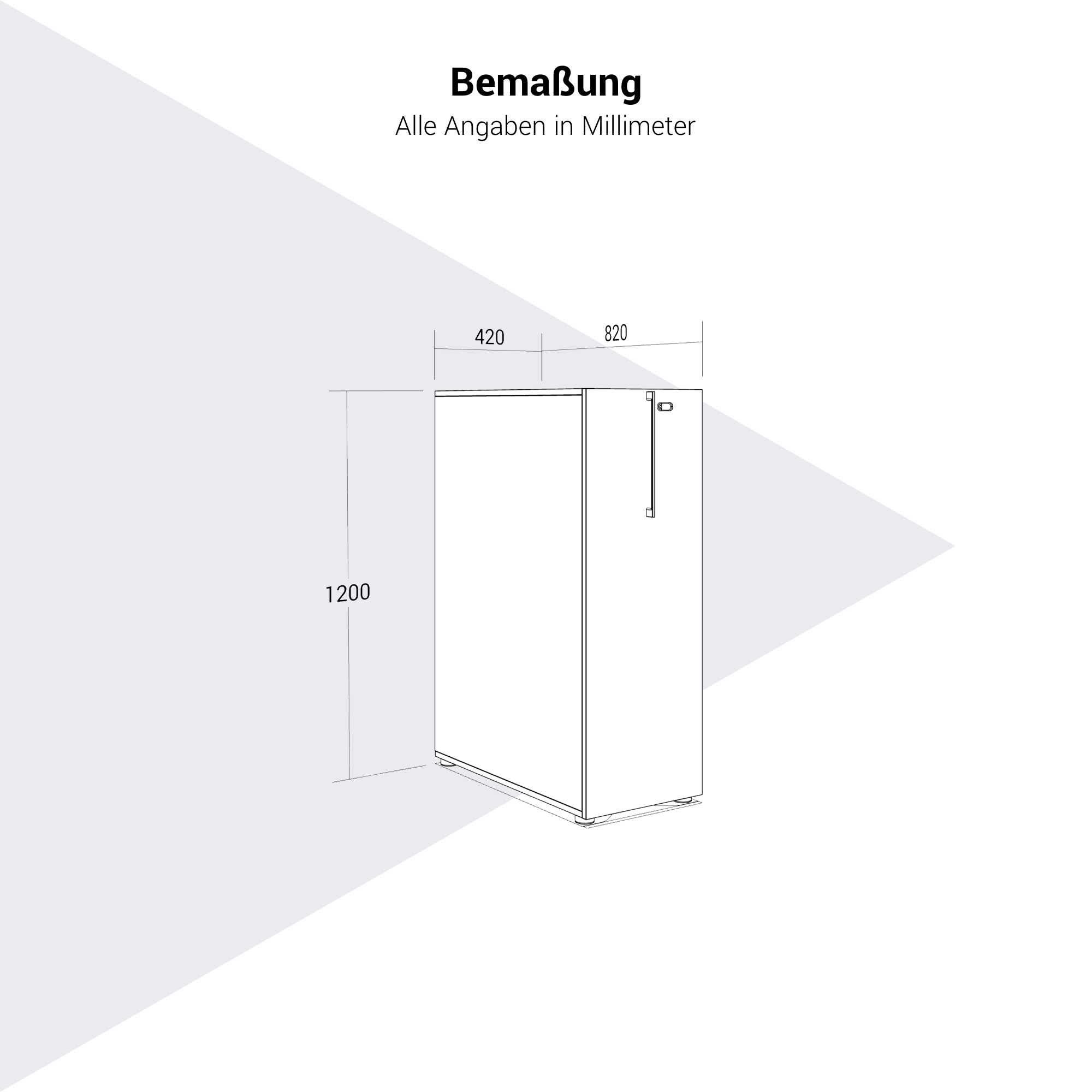 BOXI Apothekerschrank | Innenleben konfigurierbar, 420 x 800-820 x 1200 mm - 13 Main Image