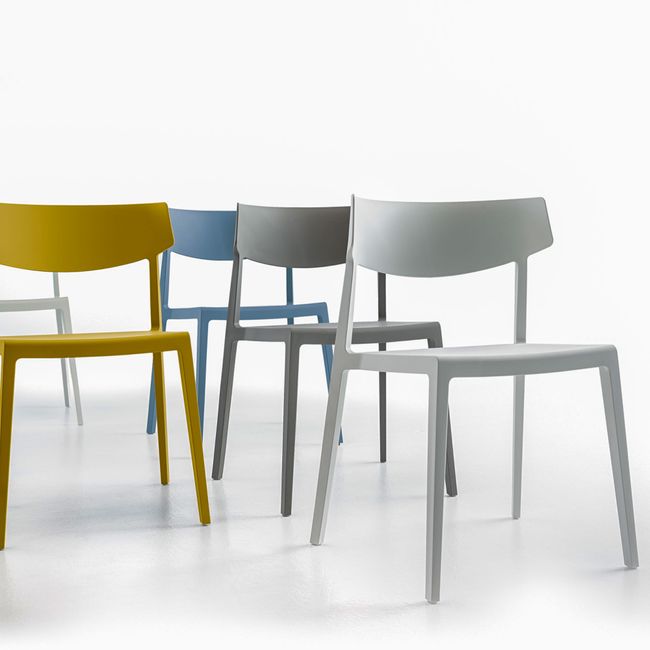 FLY Besucherstuhl | 4-Fuß-Gestell, für den Außeneinsatz geeignet