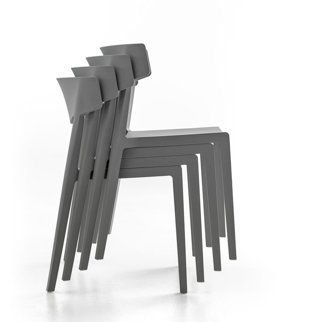 FLY Besucherstuhl | 4-Fuß-Gestell, für den Außeneinsatz geeignet