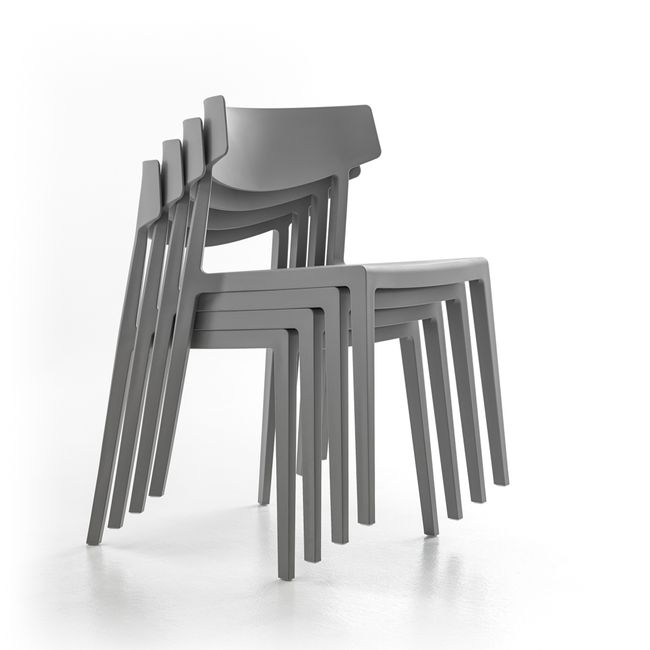 FLY Besucherstuhl | 4-Fuß-Gestell, für den Außeneinsatz geeignet