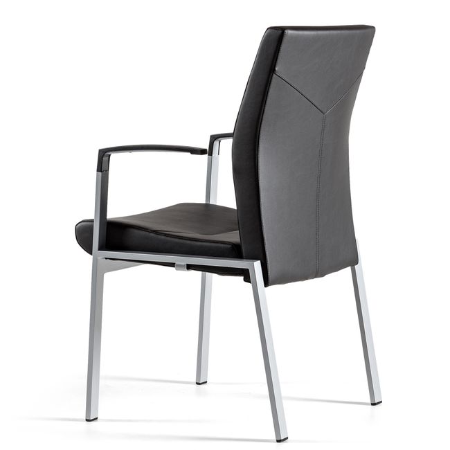 NAROS Besucherstuhl | 4-Fuß- oder Kufengestell, feste Armlehnen