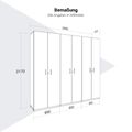 CHOICE Schrankwand | 6OH, 2400 x 2170 mm, Cubanitgrau - 11 Thumbnail Image