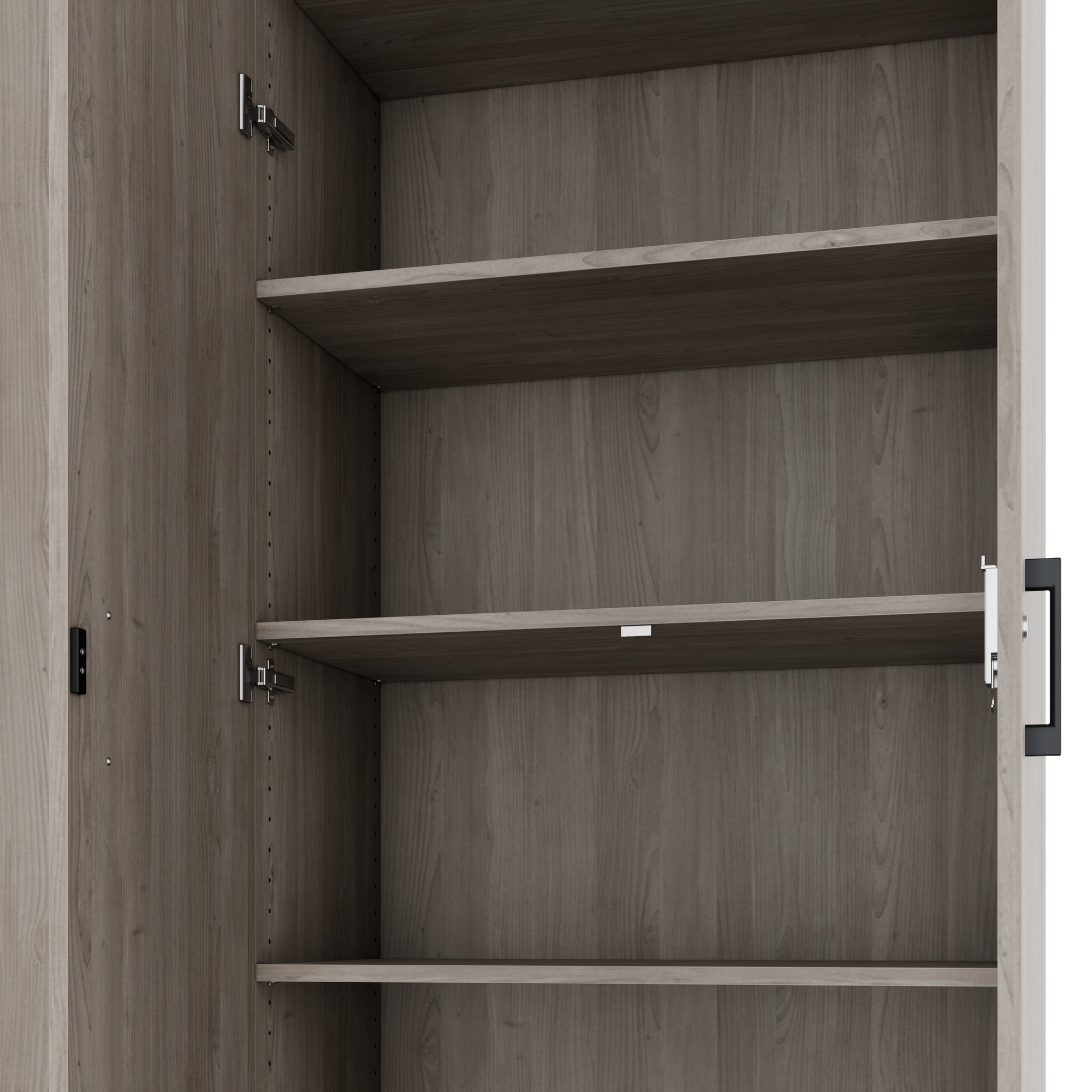CHOICE Schrankwand | 6OH, 2400 x 2170 mm, Nordeiche grau - 7 Main Image