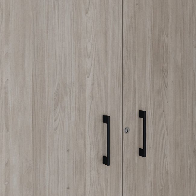 CHOICE Schrankwand | 6OH, 2400 x 2170 mm, Nordeiche grau