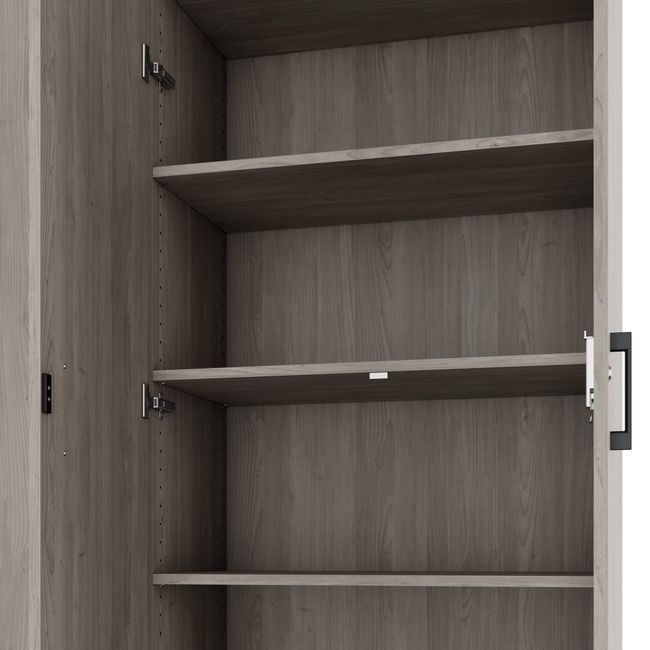 CHOICE Schrankwand | 6OH, 2400 x 2170 mm, Nordeiche grau