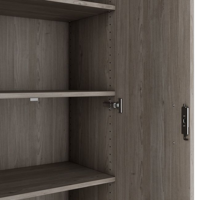 CHOICE Schrankwand | 6OH, 2400 x 2170 mm, Nordeiche grau