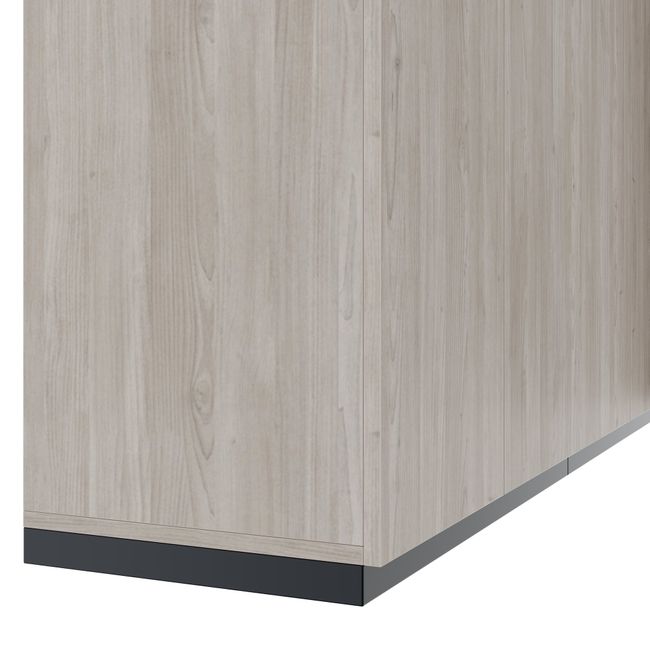 CHOICE Schrankwand | 6OH, 2400 x 2170 mm, Nordeiche grau