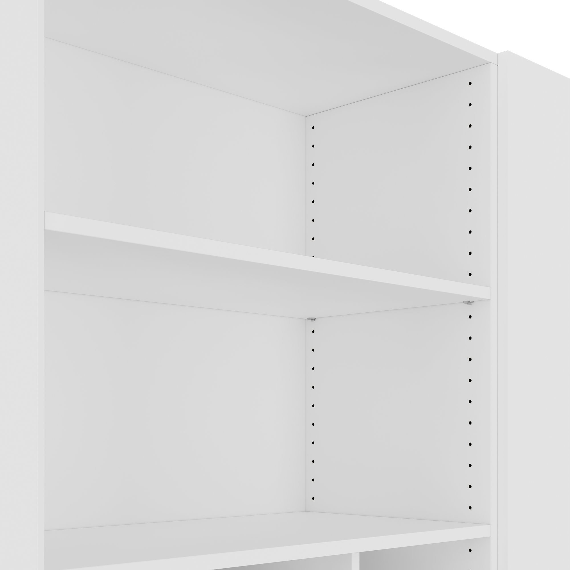CHOICE Schrankwand | 6OH, 2400 x 2170 mm, Weiß - 7 Main Image