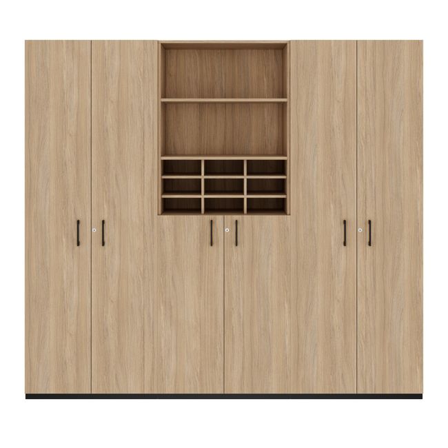 CHOICE Schrankwand | 6OH, 2400 x 2170 mm, Bernsteineiche CHOICE Schrankwand | 6OH, 2400 x 2170 mm, Bernsteineiche