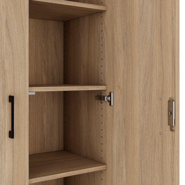 CHOICE Schrankwand | 6OH, 2400 x 2170 mm, Bernsteineiche CHOICE Schrankwand | 6OH, 2400 x 2170 mm, Bernsteineiche